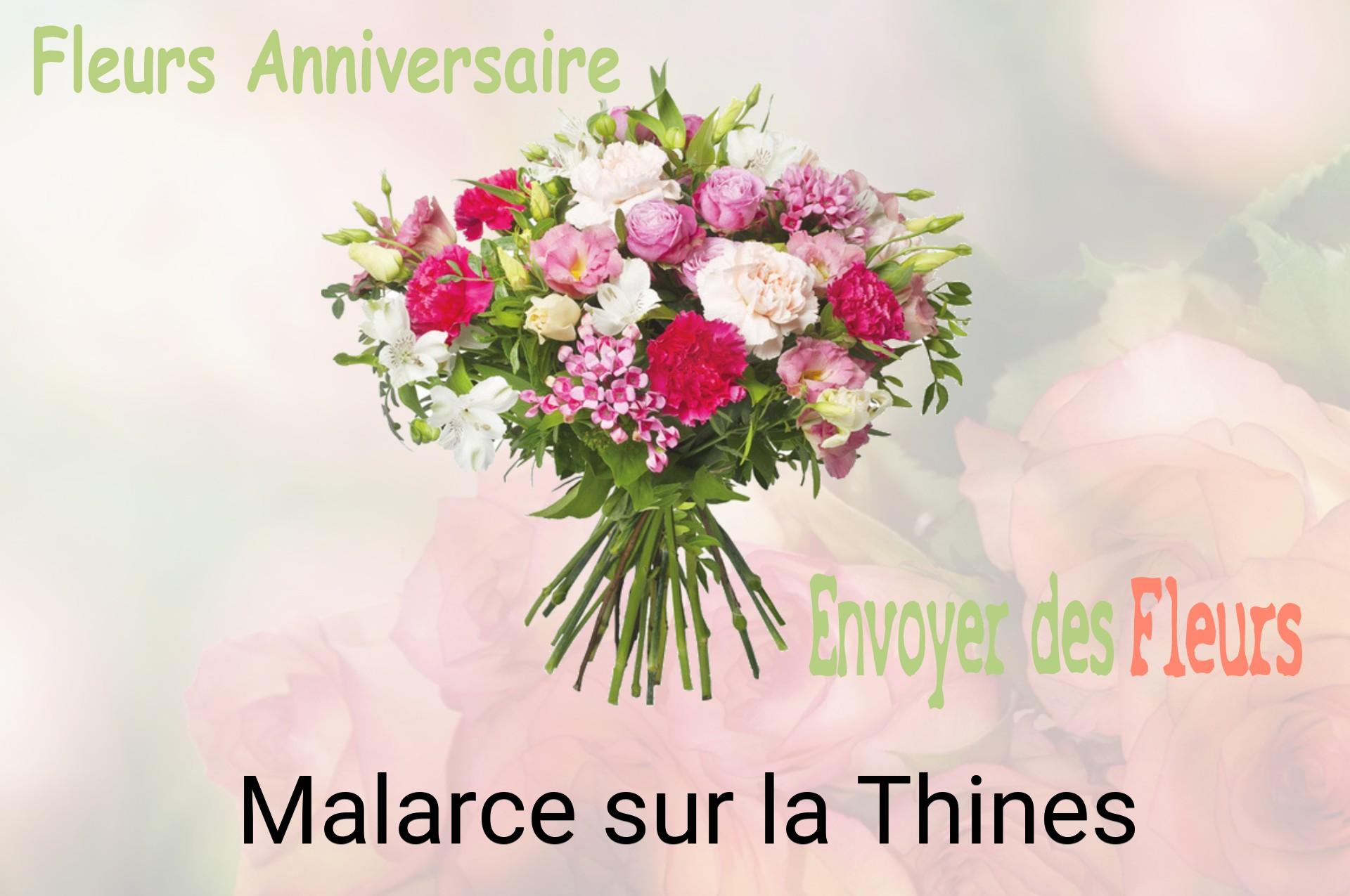 Bouquet de fleurs d’anniversaire livré à Malarce-sur-la-Thines