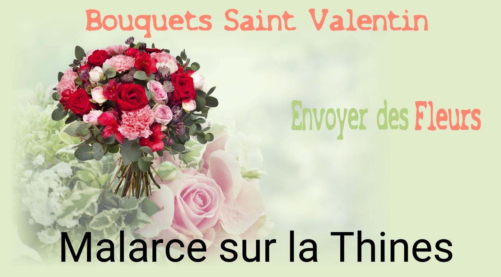 Roses de Saint-Valentin livrées à Malarce-sur-la-Thines